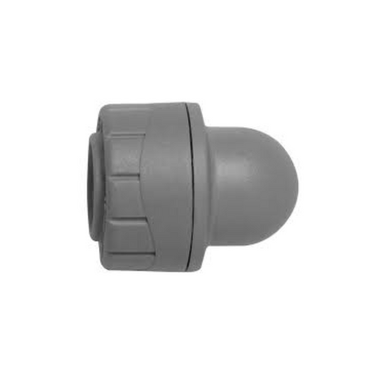 Polypipe Polyplumb Socket Blank End (Grey) 15mm - PB1915