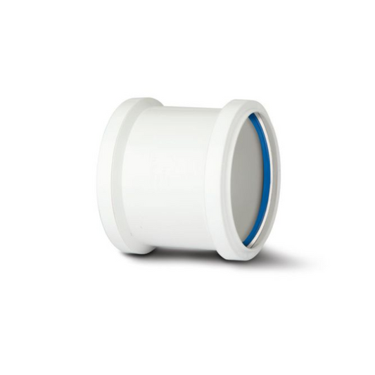 Polypipe Soil Slip Coupler Double Socket (White) 110mm - SH45W