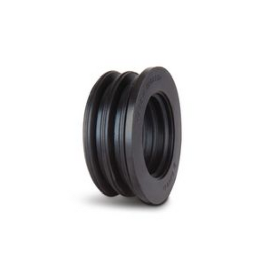 Polypipe Soil Ring Seal Boss Adaptor (Black) 50mm - SN50
