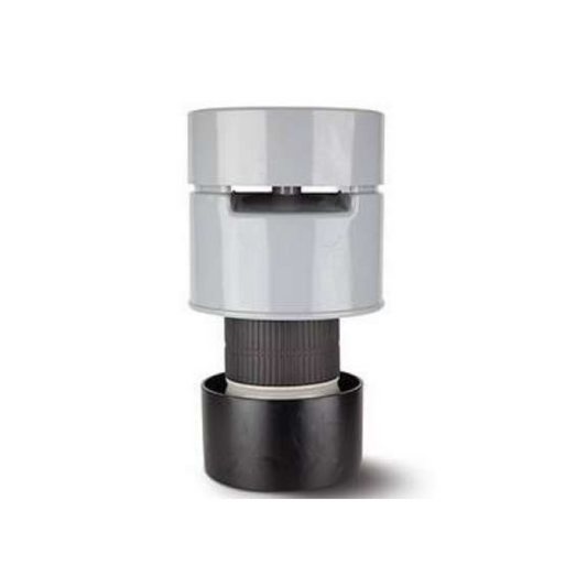 Polypipe Soil Air Admittance Valve Push-Fit (Grey) 110mm - PFV110G