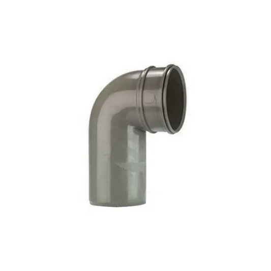 Polypipe Solvent Soil Close Coupled Bend (Solvent Grey) 110mm x 90° - SWB47SG