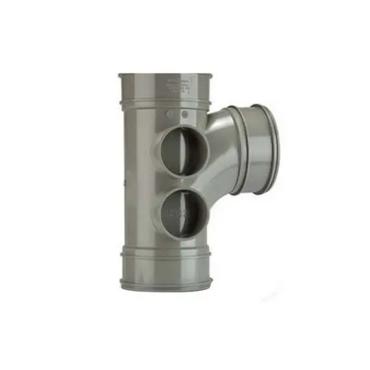 Polypipe Single Branch (Solvent Grey) 110mm x 92.5° - SWT26SG