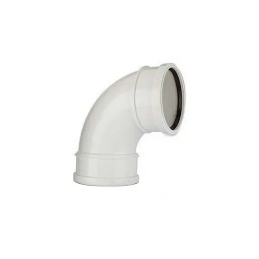 Polypipe Double-Socket Bend (White) 110mm x 92.5° - SB417W