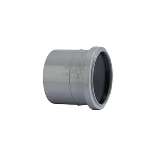 Polypipe Ring Seal Soil Single Socket (Grey) 110mm - SH43G