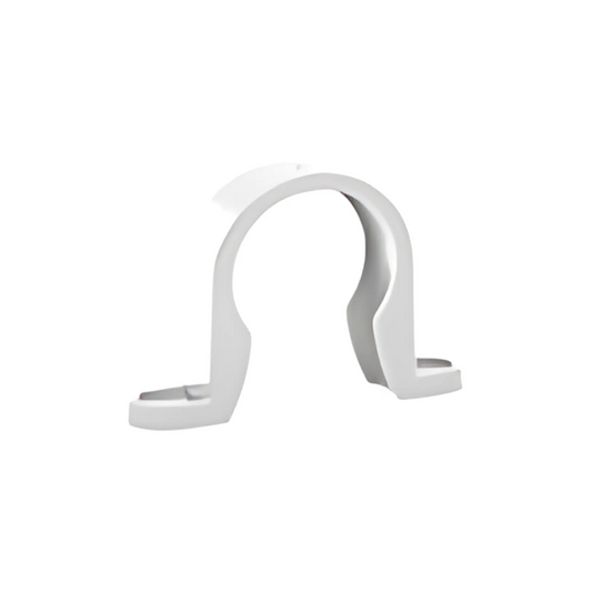 Polypipe Solvent Weld Overflow Pipe Clips (White) 21.5mm - PVS53