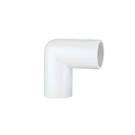 Polypipe Solvent Weld Degree Knuckle Bend (White) 21.5mm x 90° - NS45W