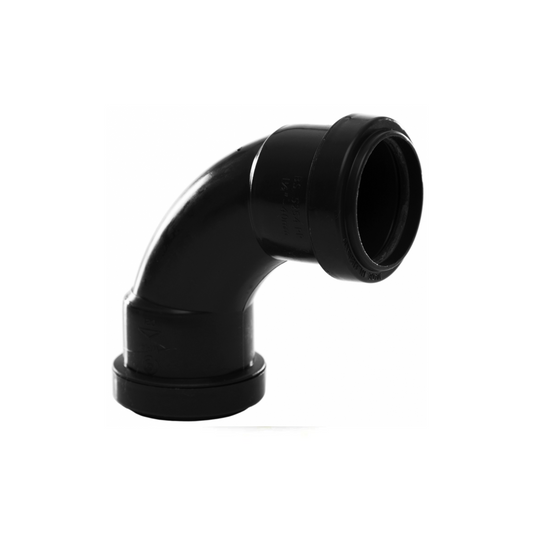 Polypipe Swept Bend (Black) 40mm x 91.25° - WP14B