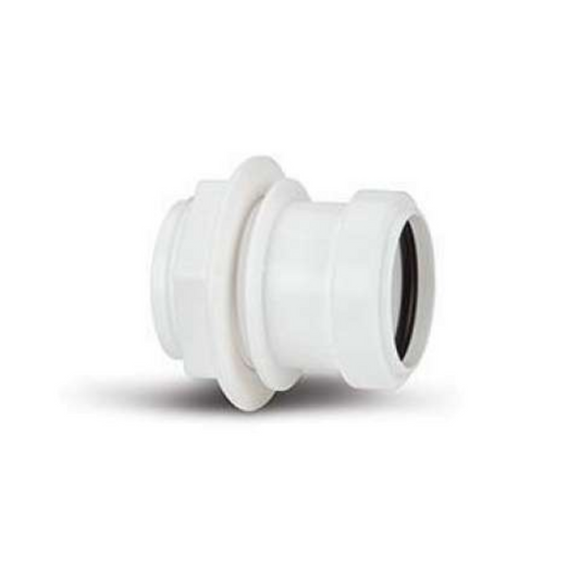 Polypipe Push-Fit Tank Connector (White) 40mm - WP36W