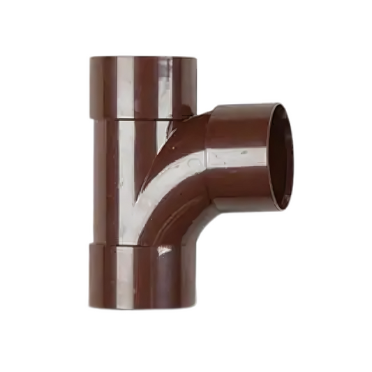 Polypipe Waste Solvent Weld Swept Tee (Brown) 32mm x 92.5° - WS21BR