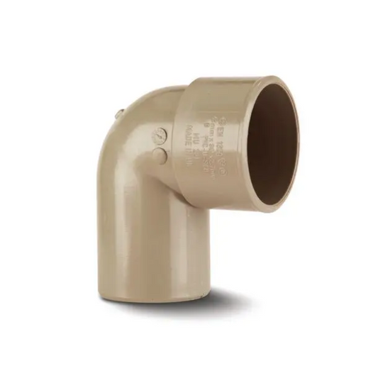 Polypipe Conversion Bend (Solvent Grey) 50mm x 90° - MU321SG