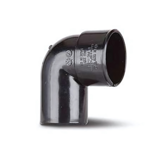Polypipe Conversion Bend (Black) 50mm x 90° - MU321B