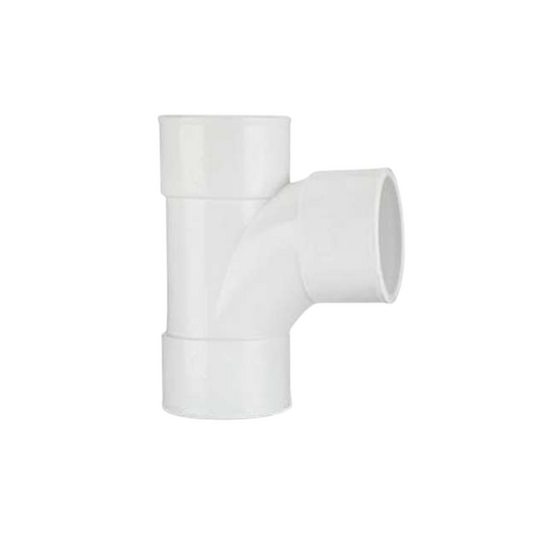 Polypipe Waste Swept Tee (White) 40mm x 92.5° - MU216W