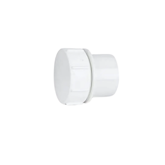 Polypipe System 2000 Screwed Access Plug (White) 40mm - MU219W