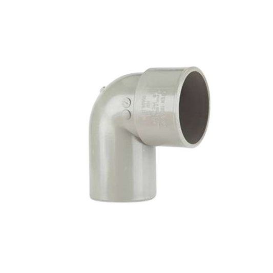 Polypipe Conversion Bend (Solvent Grey) 40mm x 90° - MU221SG