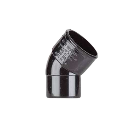Polypipe Spigot Bend (Black) 40mm x 90° - MU205B