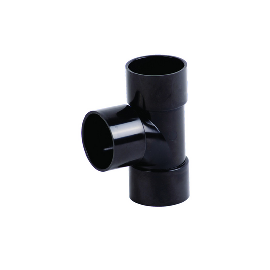 32mm Osma Waste Tee 87.5 Degree - Wavin (Black) - 4M190B