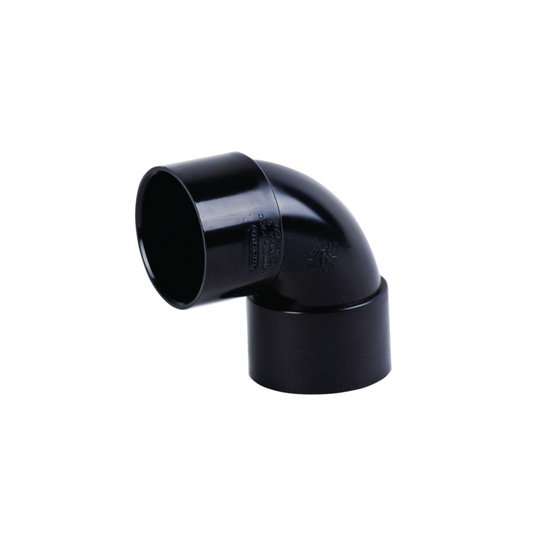 Wavin Osma Waste Bend 87.5 Degree (Black) 40mm - 5M161B