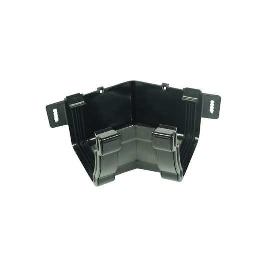 111mm x 45° Osma Stormline Gutter Angle Internal (Black) - 8T844B