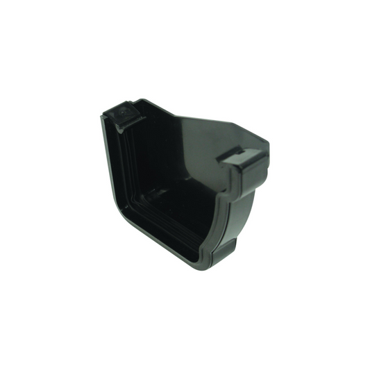 111mm Osma Stormline Stopend External Right-Hand - Wavin (Black) - 8T851B
