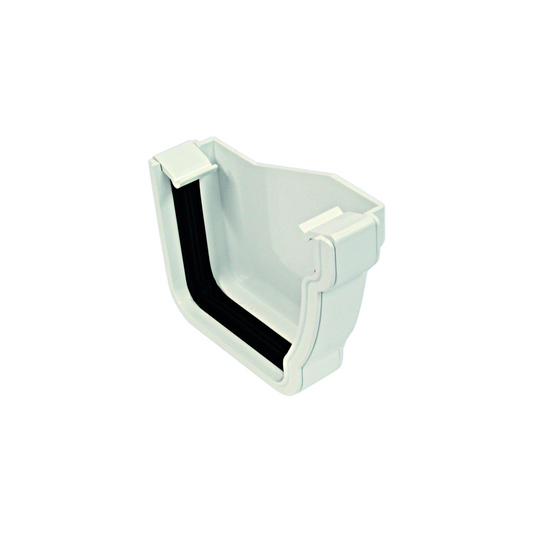 111mm Osma Stormline Stopend External Right-Hand - Wavin (White) - 8T851W
