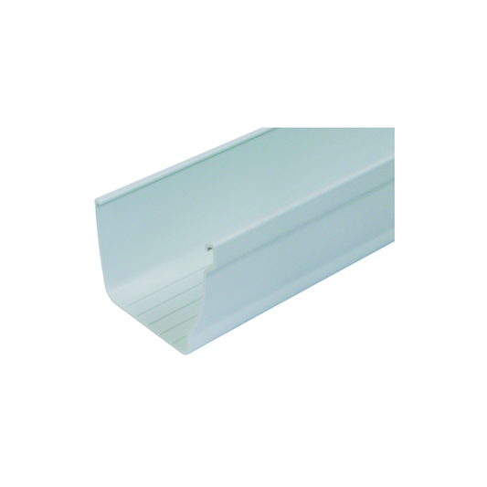 111mm x 4M Osma Stormline Gutter - Wavin (White) - 8T874W
