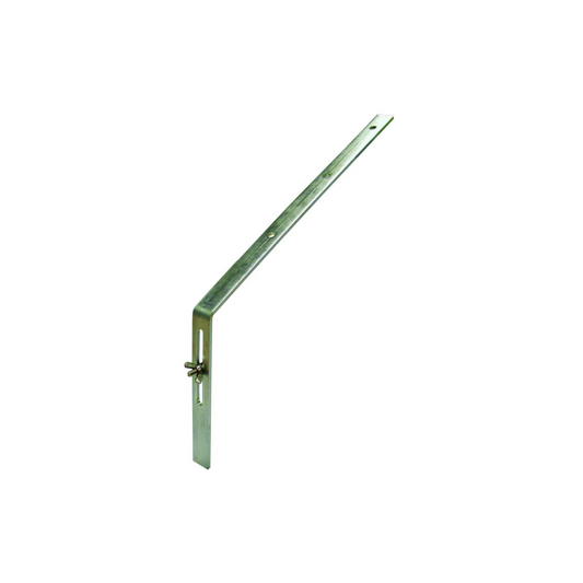 300mm Osma Roundline Adjustable Top Rafter Bracket - Wavin (Grey) - 0T147G