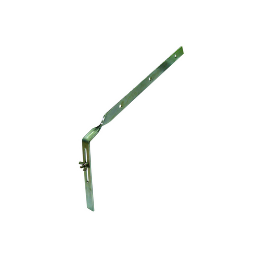 300mm Osma Roundline Adjustable Side Rafter Bracket - Wavin (Grey) - 0T148G