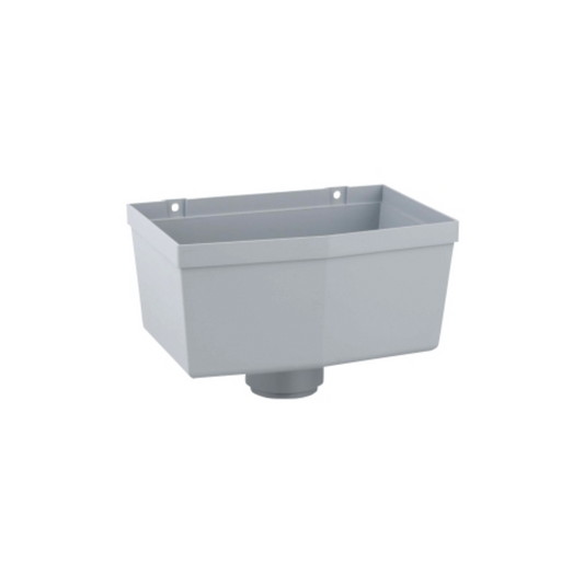 68mm Osma RoundLine Hopper Head - Wavin (Grey) - 0T332AG