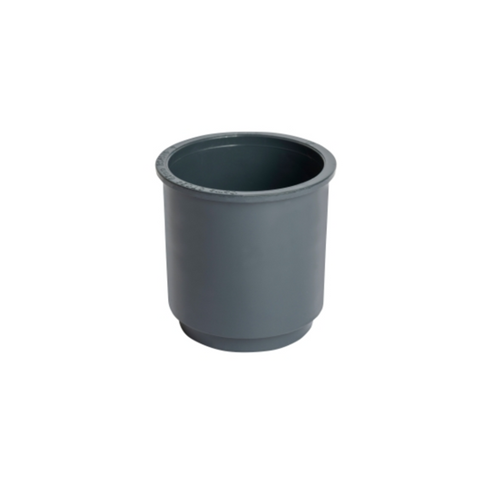 68mm Osma RoundLine Pipe Connector - Wavin (Grey) - 0T024AG