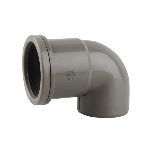 50mm OsmaSoil Ring-Seal Boss Adaptor - Wavin (Grey) - 2S360G