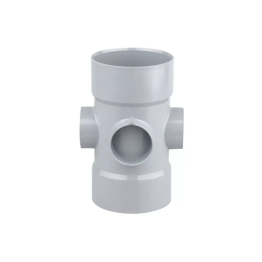 Wavin OsmaSoil Bossed Pipe (Grey) 110mm - 4S586G