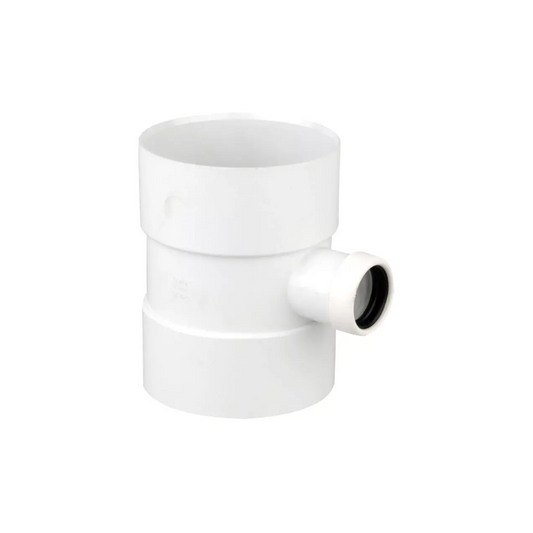 Wavin OsmaSoil D‑SW Bossed Pipe with Ring-Seal (White) 110mm 32mm – 4S583W