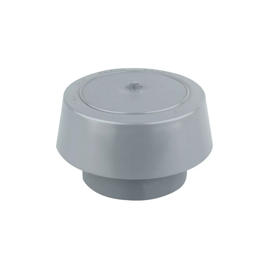 Wavin OsmaSoil PVC‑U Vent Cowl (Grey) 110mm - 4S310G