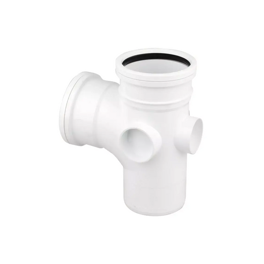 Wavin OsmaSoil Ring‑Seal Branch (White) 87.5° 110mm – 4S190W