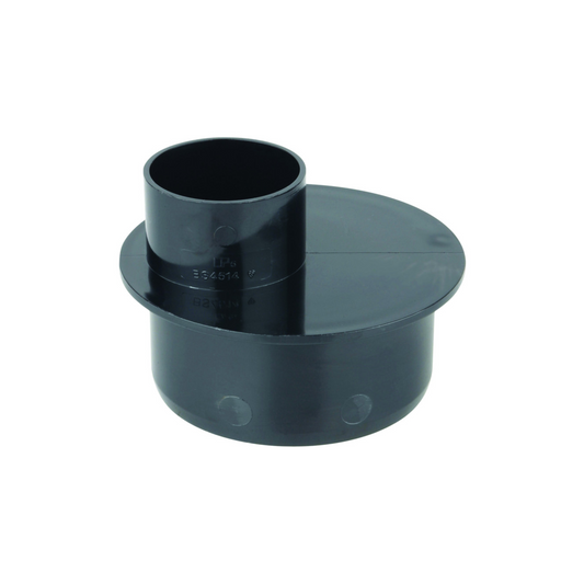 110mm x 50mm Osma Soil Solvent Weld Socket Reducer - Wavin (Black) - 4S496B
