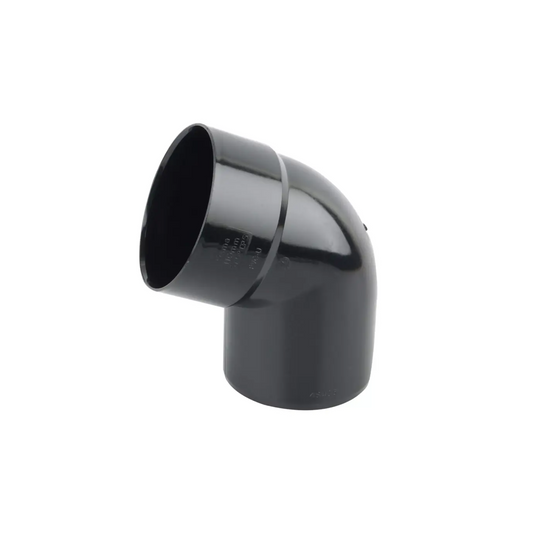 Wavin OsmaSoil Solvent‑Weld Offset Bend (Black) 110 mm 67.5° - 4S435B