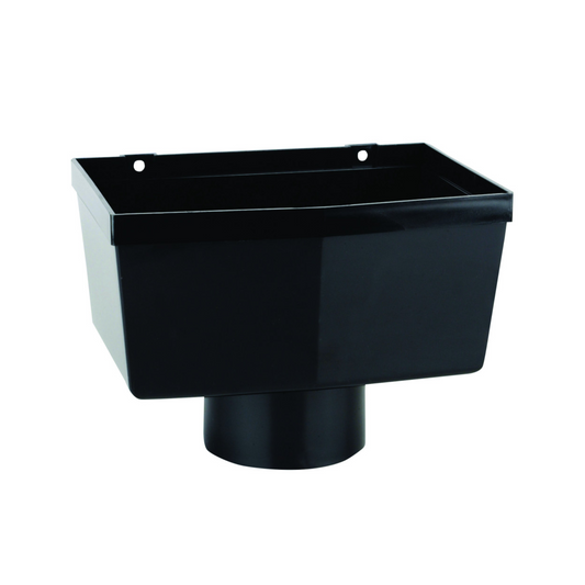 110mm OsmaSoil Hopper Head - Wavin (Black) - 4S326B