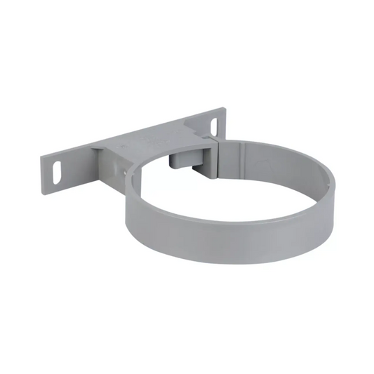 160mm OsmaSoil Plastic Pipe Bracket - Wavin (Grey) - 6S082G