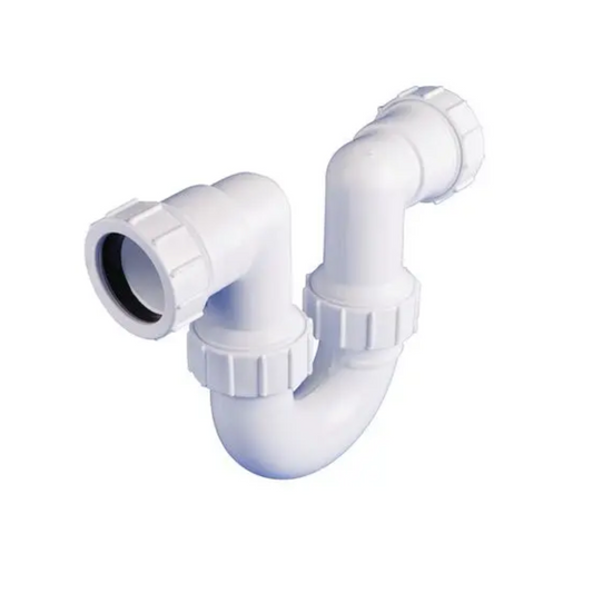 Wavin Osma Waste Running Trap (White) 76mm x 1.1/2" - 5V805W