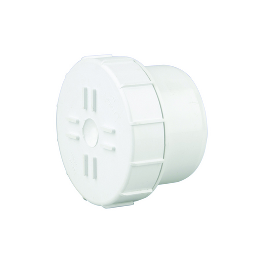Wavin OsmaSoil Plain-Ended Access Plug (White) 110mm - 4S292W