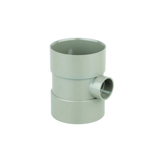 Wavin Osma Soil Double Solvent Weld Bossed Pipe (Olive) 110mm x 40mm - 4S484E