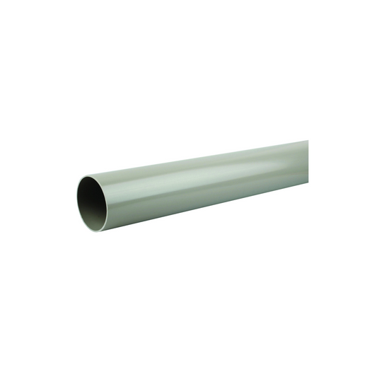 Wavin Osma Soil Plain Ended Pipe (Olive) 160mm x 4m - 6S074E