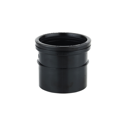 Wavin Osma Soil Single Socket (Black) 160mm - 6S124B
