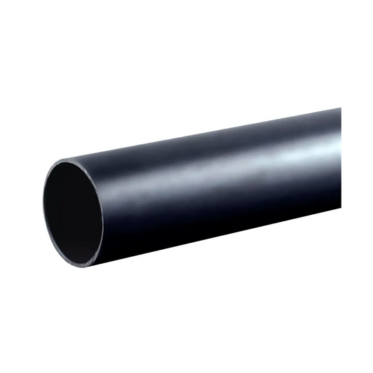 40mm × 3M Osma Push‑Fit Waste Pipe - Wavin (Black) – 5W073B