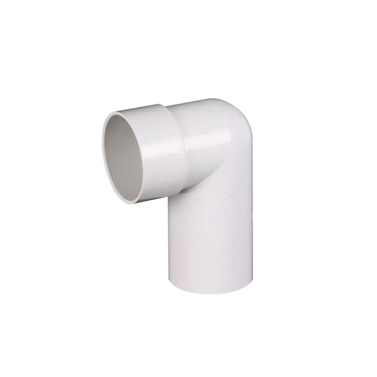 Wavin Osma mUPVC Solvent‑Weld Waste Spigot Bend 90° 40 mm – White (5M260W)