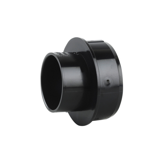 110mm x 40mm Osma Soil Solvent Weld System Boss Adaptor - Wavin (Black) - 2S299B