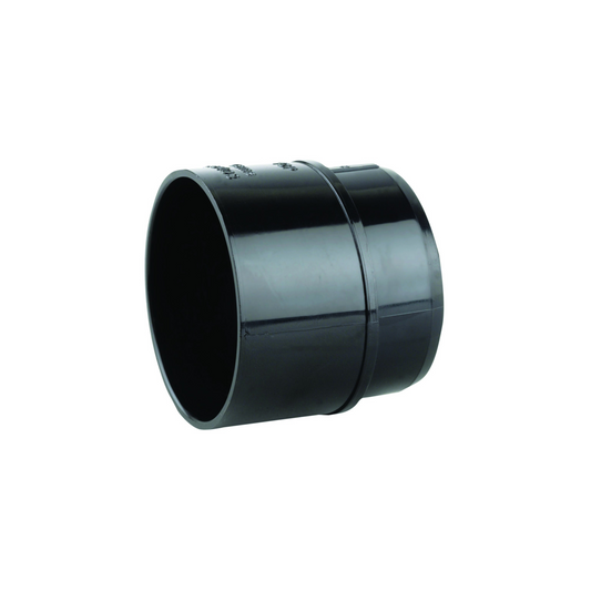 50mm Osma Soil Solvent Weld Socket Boss Adaptor - Wavin (Black) - 2S403B