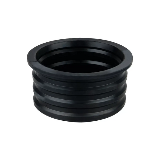 110mm OsmaSoil Sock-to-Cast-Iron Connector - Wavin (Black) - 4S206G