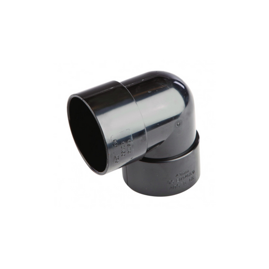 50mm Osma Weld Waste Knuckle Bend 90 Degree - Wavin (Black) - 2Z160B