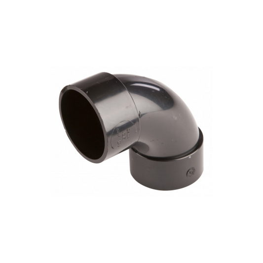 50mm Osma Weld Waste Bend 87.5 Degree - Wavin (Black) - 2Z161B